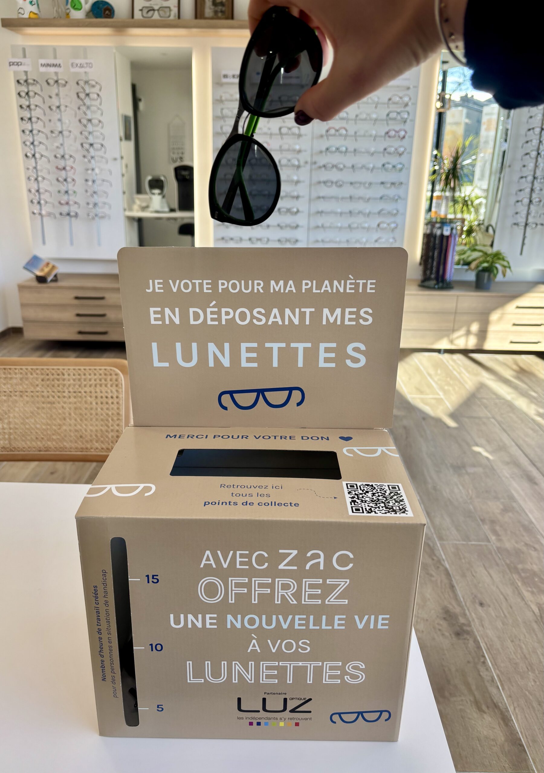 Recyclage des lunettes ZAC Donnez vos anciennes lunettes
