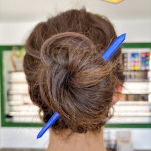 Pic à cheveux Bleu Electrique - DADO La Fabrique à Lunettes