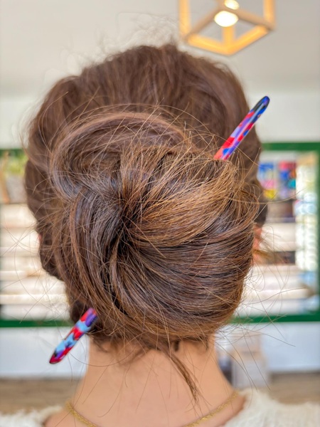 Pic à cheveux en acétate de cellulose Multicolore - DADO La Fabrique à Lunettes à Manosque