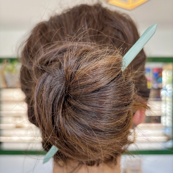 Pic à cheveux Vert Pastel - DADO La Fabrique à Lunettes